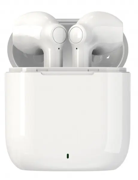 Căști wireless Denver - TWE-39W, TWS, alb