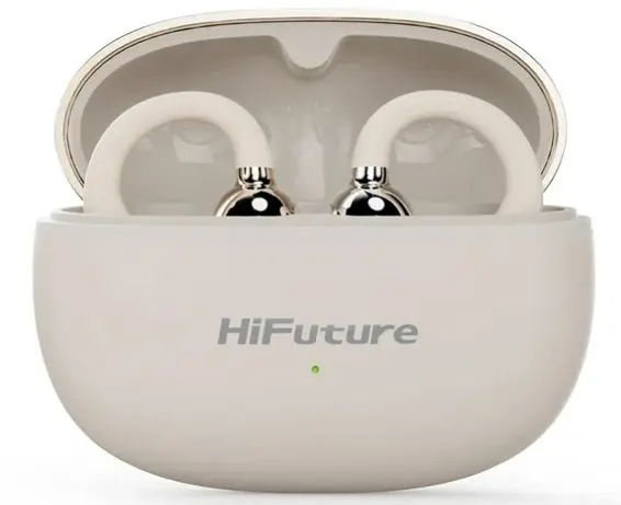 Căști wireless HiFuture - FlexClip, IPX5, auriu