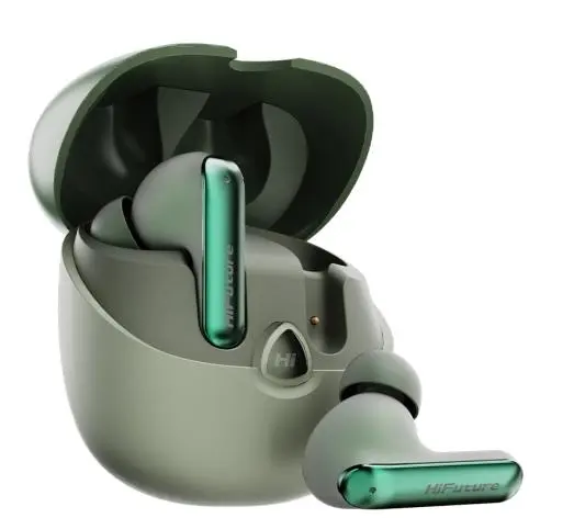 Căști wireless HiFuture - SonicAir, TWS, IPX5, verde