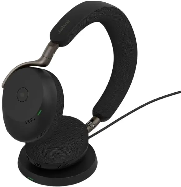 Căști wireless Jabra – Evolve3 75, ANC, MS, Link 390c, WLC, negru