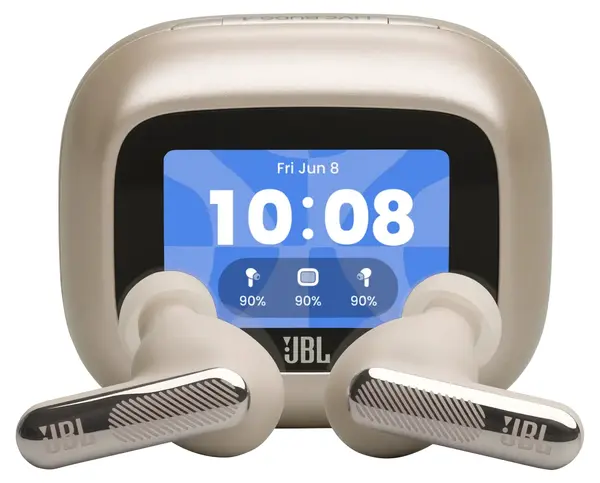 Căști wireless JBL - Live Beam 4, TWS, ANC, bej