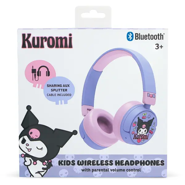 Casti wireless, OTL, Bluetooth, On-ear, Kuromi