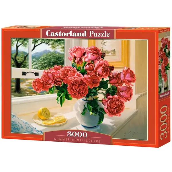 Castor Puzzle Castor Summer Reminiscence, 3000 piese, Tematica Natura, Dimensiuni asamblat 91.9 x 68.1 cm