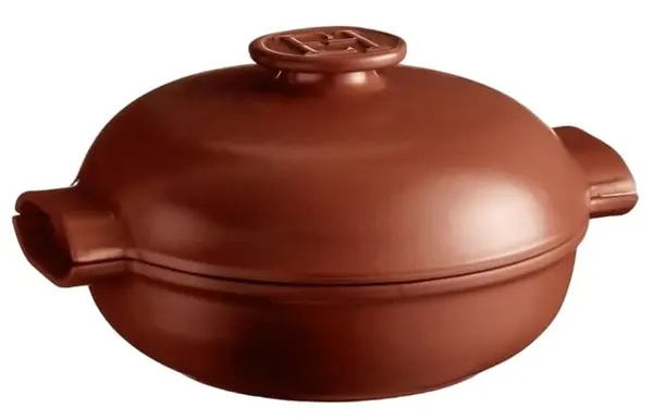 Castron ceramic pentru inducție Emile Henry - Delight, 2,5 L, roșu
