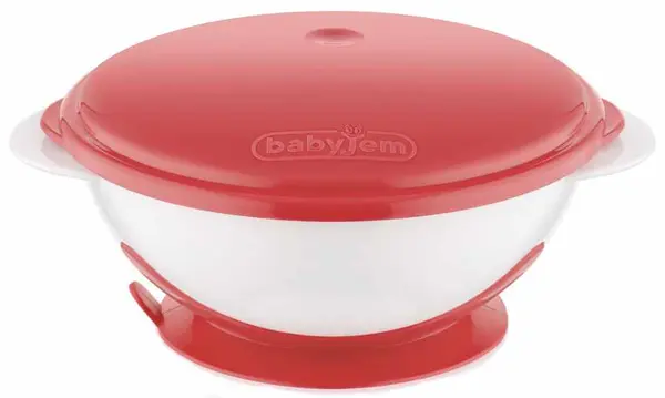 Castron de vid cu capac BabyJem - Roz