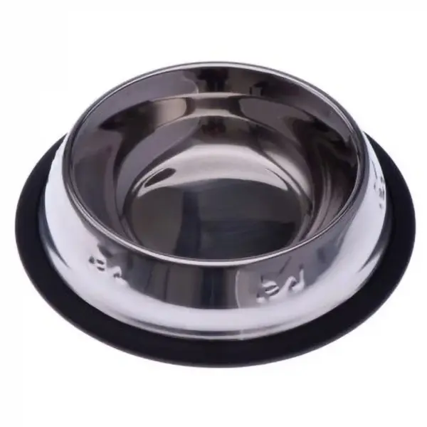 Castron din inox pentru caini 4Dog antiderapant, 0.95l