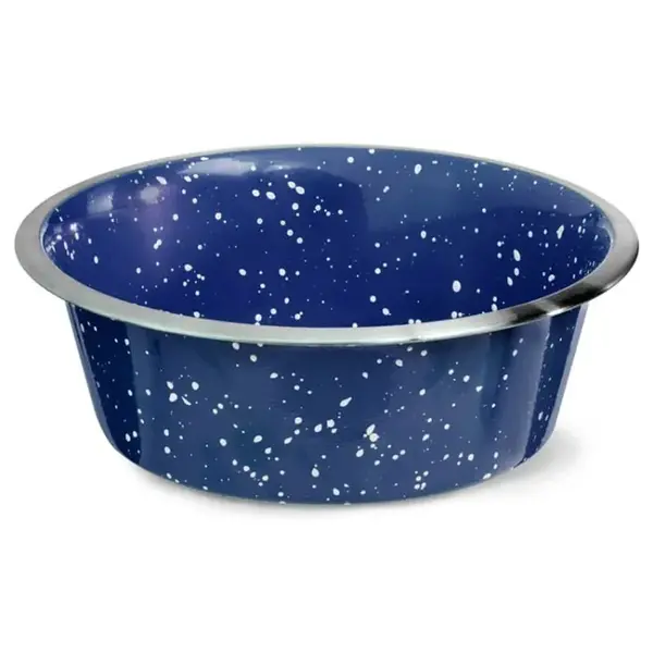 Castron din inox pentru caini pisici 4Dog Galaxy Albastru 0,9 L