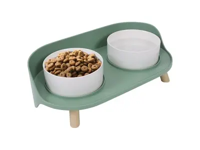 Castron pentru caini, pe suport inalt metalic, ALTITUDE M-PETS