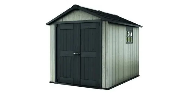 Casuta de gradina Oakland 7.5x9, Gri Antracit