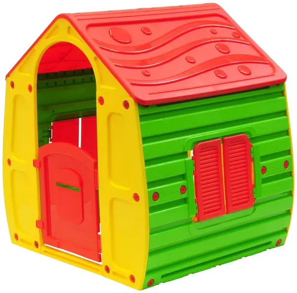 Casuta de joacă grădina pentru copii Chipolino - Magical House, galbenă