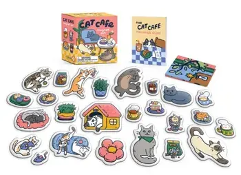 Cat Cafe Magnet Set. Meow!/Alasdair Stuart