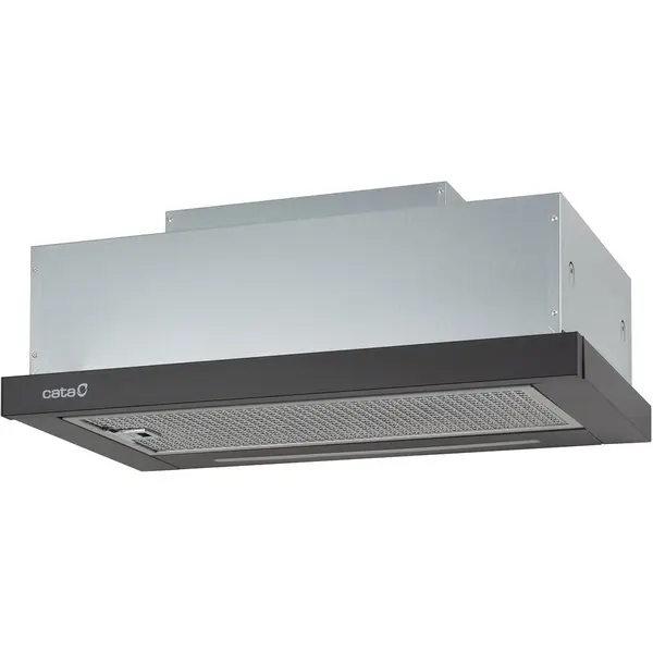Cata CATA TFH 6630 BK /A Hood, Energy efficiency class A+, Width 60 cm, Max 605 m³/h, Touch Control, LED, Black