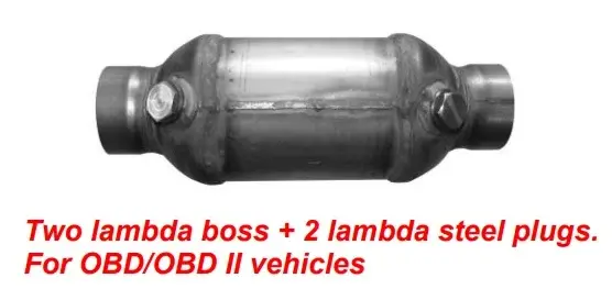 Catalizator universal, ceramice, runda, 2 sonde lambda cu capac; OBD II, EURO 4, diametru teava:55mm., capacitate motor maxima: 2000cm ³