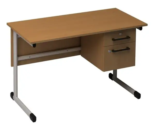 Catedra cu sertare 1200 x 600 x 760 mm structura metalica Catedra cu sertare 1200 x 600 x 760 mm structura metalica