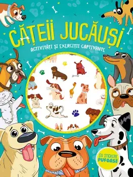 Cateii jucausi. Activitati si exercitii captivante. Cu stickere pufoase/***