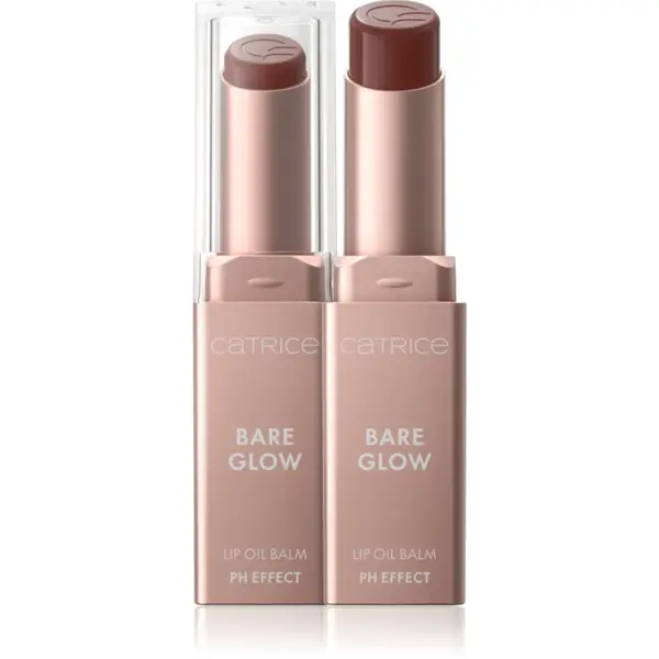 Catrice Bare Glow balsam de buze reacționează la pH culoare 020 Warm Mahogany 3 g