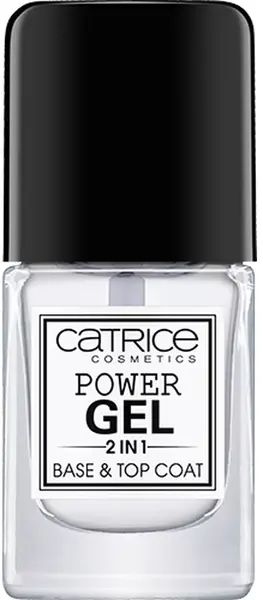 Catrice Bază și top coat Power Gel 2 in 1, 10.5 ml