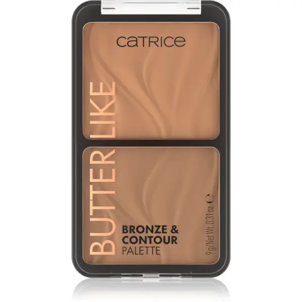 Catrice Butter Like Bronze & Contour Patela pentru conturul fetei cu efect autobronzant culoare 010 Born To Shape 9 g