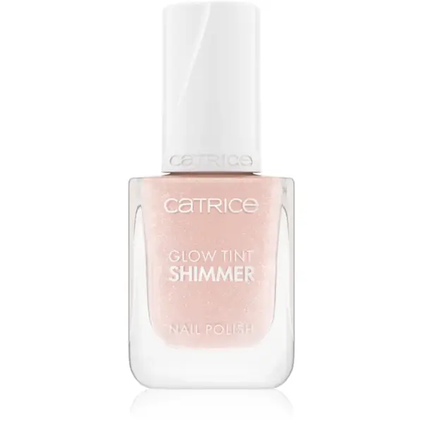 Catrice Glow Tint Shimmer lac de unghii transparent cu particule stralucitoare culoare 030 Sparkle Symphony 10.5 ml