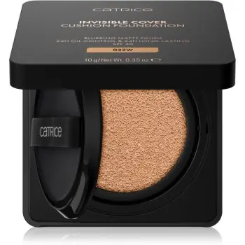 Catrice Invisible Cover Cushion Foundation machiaj matifiant în burete SPF 30