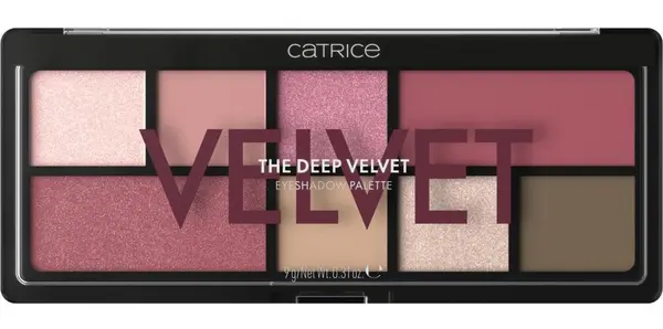 Catrice Paletă de farduri de pleoape The Deep Velvet, 8 culori