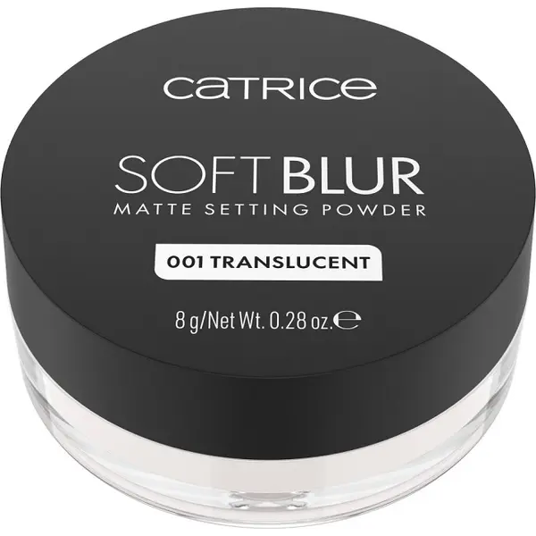 Catrice Pudră de fixare Soft Blur Matte, 001 Translucent, 8 g