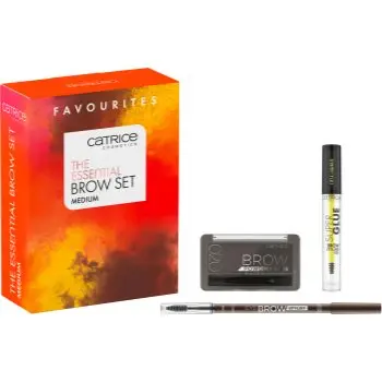 Catrice The Essential Brow set pentru sprancene culoare Medium