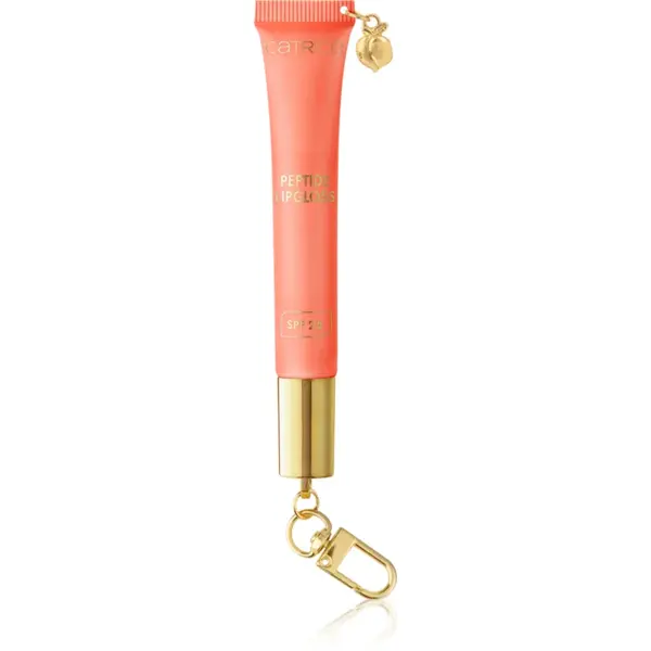 Catrice The Summer Edit Peptide Lipgloss lip gloss cu peptide SPF 25 C03 Peach Iced Tea 11.5 ml
