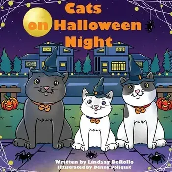 Cats on Halloween Night, Paperback/Lindsay Derollo