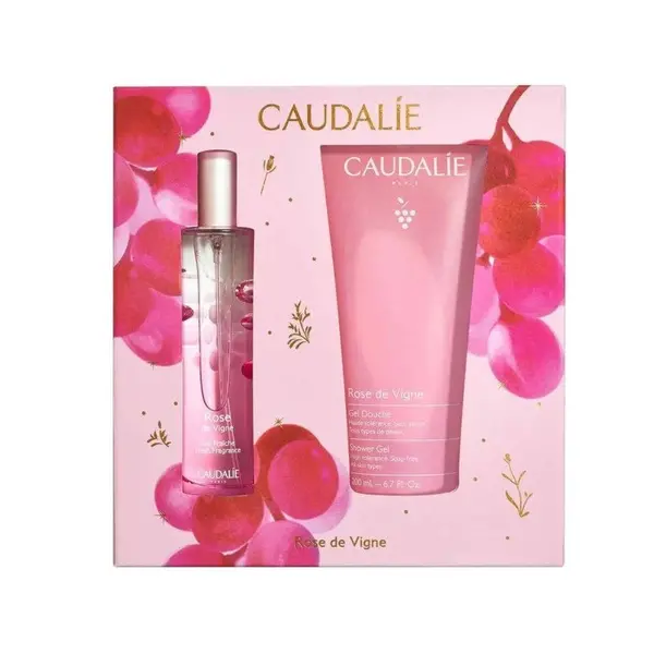 Caudalie Rose de Vigne Set cosmetic Volum Parfum fresh 50 ml + gel de duș 200 ml