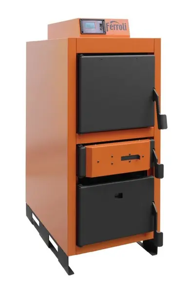 Cazan (centrala) pe lemne cu gazeificare Ferroli CGF PRO 22 - 22 kW