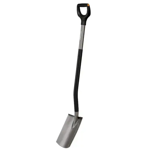 Cazma Fiskars 1066710 pentru gradina, cu varf rotunjit