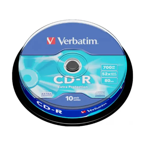 CD-R 700 MB Verbatim 10 bucati/Set CD-R 700 MB Verbatim 10 bucati/set