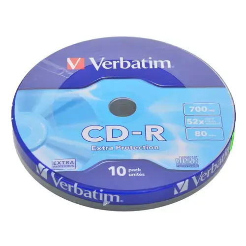 CD-R Verbatim 52X (Pachet 10 bucati)