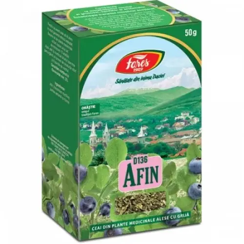 Ceai afin frunze D136 Fares, 50 g Zephyr Labs