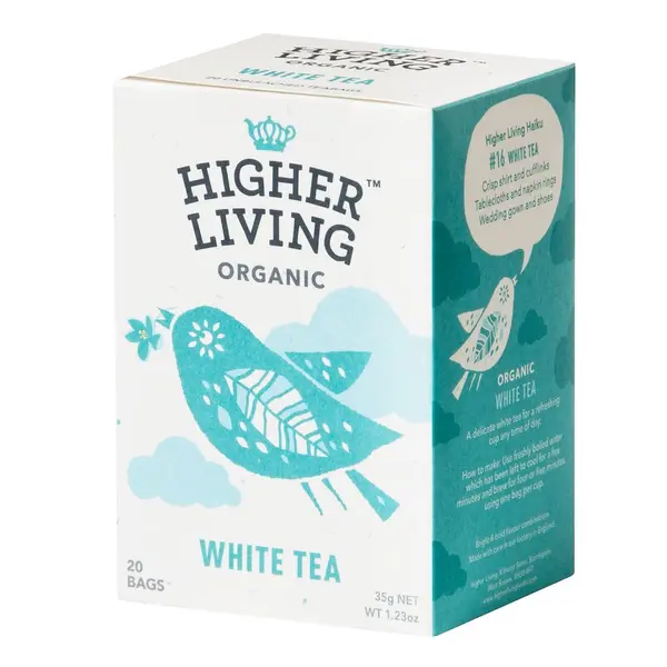 Ceai alb bio 20dz 35g Higher Living