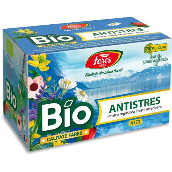 Ceai Antistres BIO, Fares | 20 plicuri