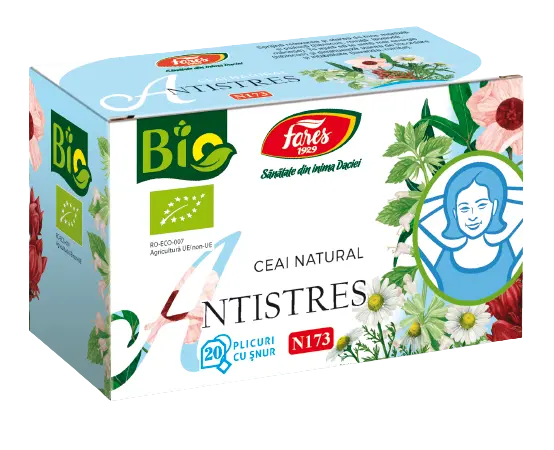 Ceai antistres eco N173, 20 plicuri, Fares