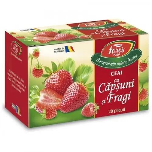Ceai aromfruct capsuni+fragi x 20 plic. Zephyr Labs