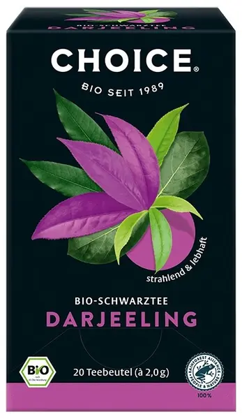 Ceai bio, Darjeeling, 20 plicuri, Choice
