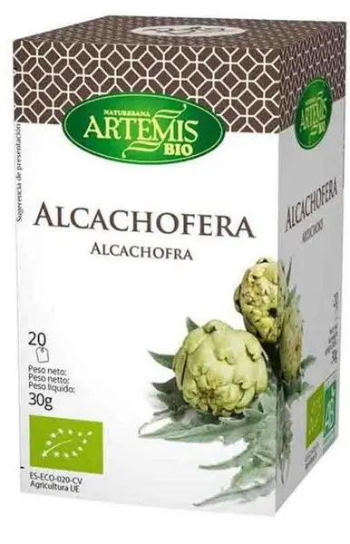 Ceai bio din anghinare pentru susținerea ficatului, 30 g, 20 pliculețe filtrante, Artemis Bio