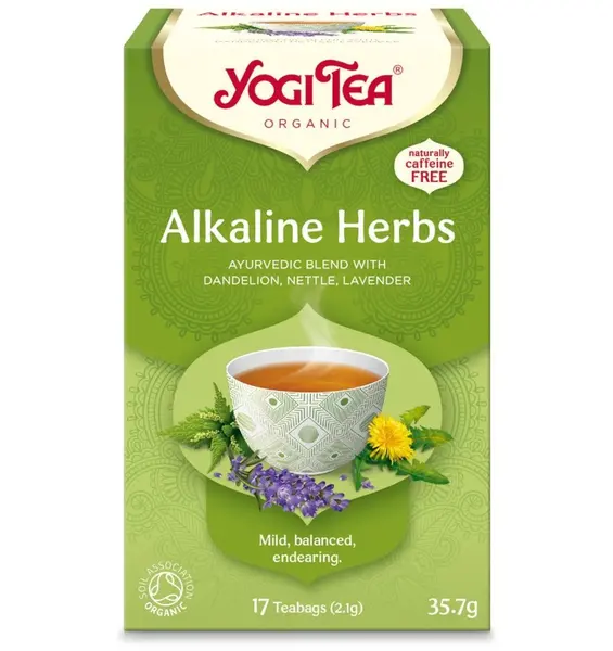 Ceai BIO DIN PLANTE ALCALINE, 17 PLICULETE X 2.1 G, (35.7 G) Yogi