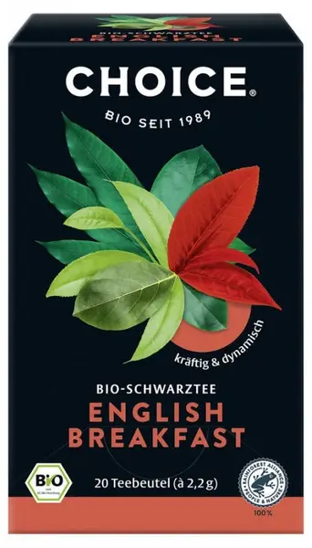 Ceai bio, English Breakfast, 20 plicuri, Choice