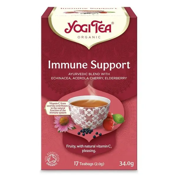 Ceai Bio Sprijin Imunitar, Yogi Tea, 17 Plicuri, 34 g