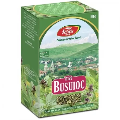 Ceai busuioc D129 Fares, 50g Zephyr Labs
