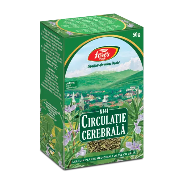 Ceai Circulatie Cerebrala N141, 50g, Fares
