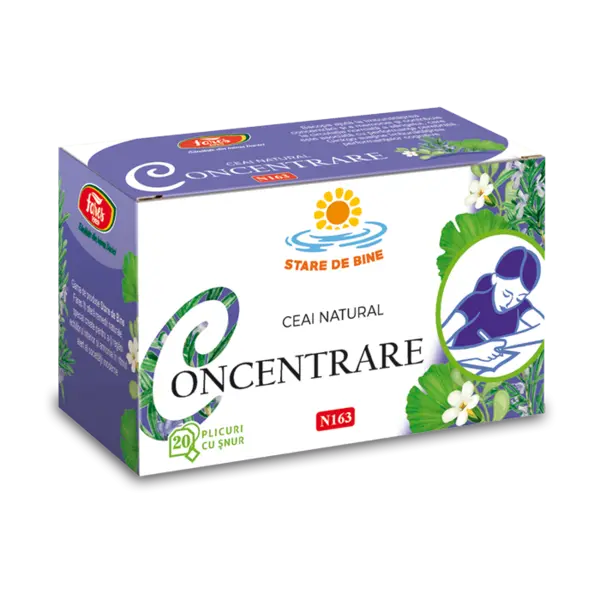 Ceai Concentrare, 20 plicuri, Fares