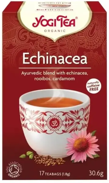 Ceai cu echinacea, 17 pliculețe, Yogi Tea