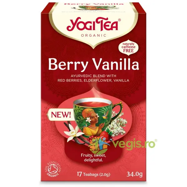 Ceai cu Fructe de Padure si Vanilie Berry Vanilla 17dz