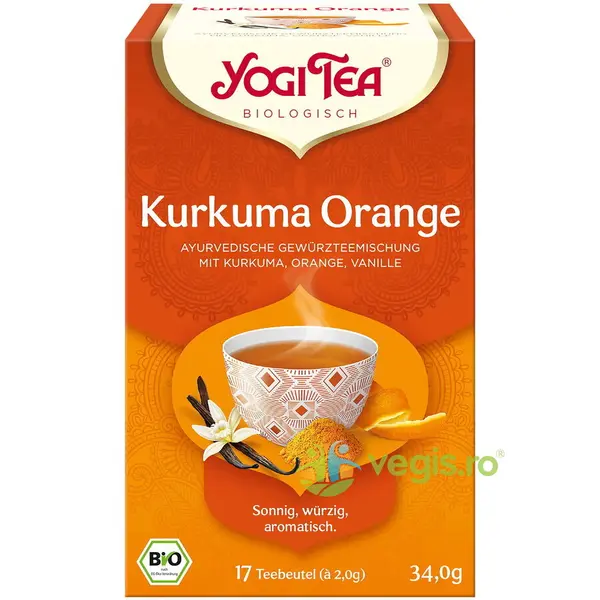 Ceai cu Turmeric si Portocale Ecologic/Bio 17dz